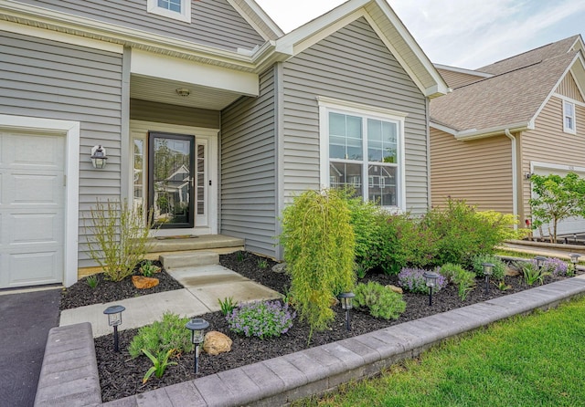 6332 Celeste St, Westerville, OH 43081 - view of exterior entry featuring a garage