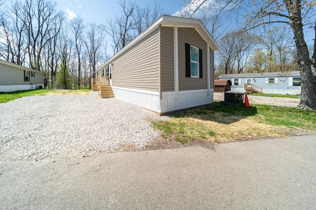 view of side of property