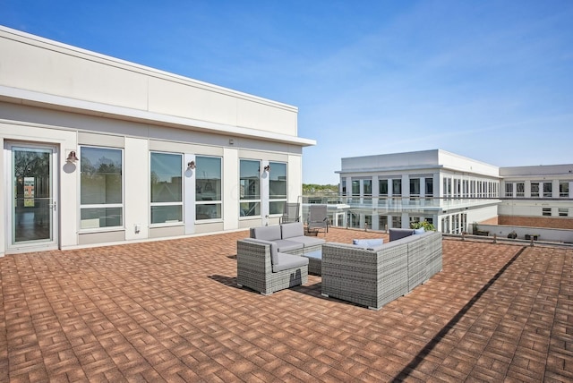 view of patio / terrace featuring outdoor lounge area