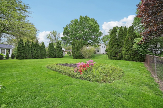 view of yard