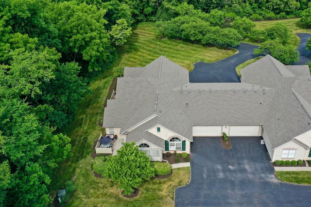 7742 Blue Juniper Dr, Westerville, OH 43082 - view from above of property