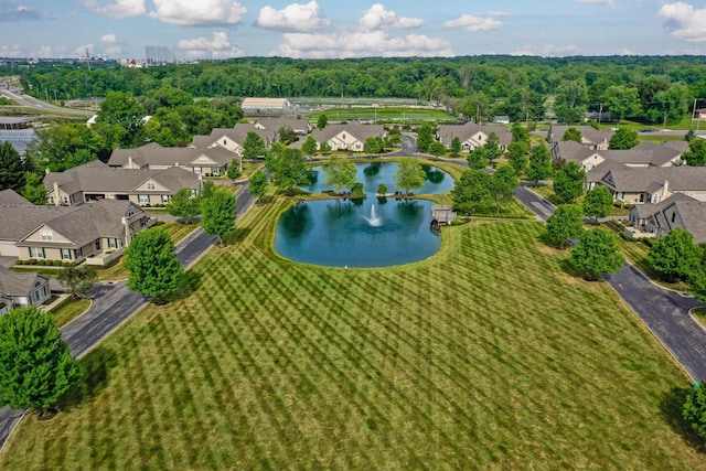 7742 Blue Juniper Dr, Westerville, OH 43082 - aerial view of residential area with a nearby body of water