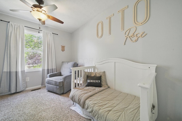 4097 Garrard Dr, Obetz, OH 43207 - bedroom featuring carpet floors, a ceiling fan, and baseboards