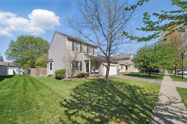 4097 Garrard Dr, Obetz, OH 43207 - traditional-style house with driveway and an attached garage