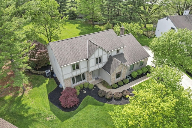 drone / aerial view