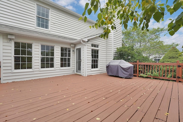 7553 Indian Creek Way, Powell, OH 43065 - deck featuring a grill