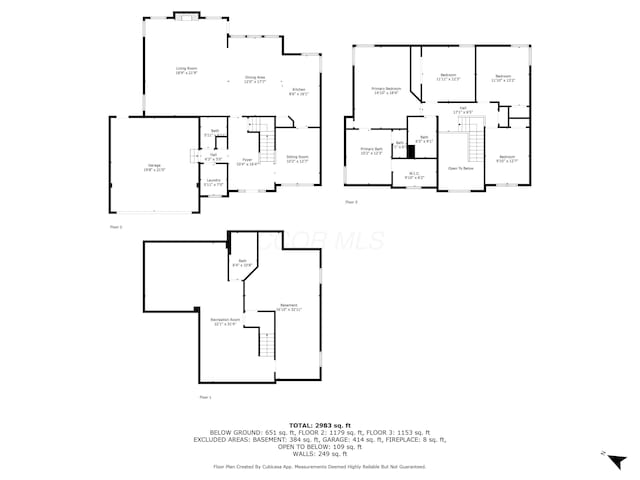 7553 Indian Creek Way, Powell, OH 43065 - view of home floor plan