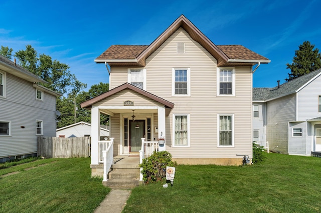 626 Evans St, Newark, OH 43055 - view of front of property with covered porch