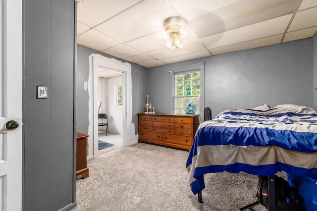 626 Evans St, Newark, OH 43055 - carpeted bedroom with a drop ceiling