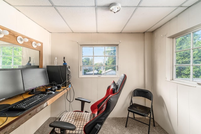 626 Evans St, Newark, OH 43055 - office area featuring a decorative wall