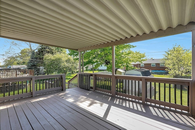 3935 Hillman Rd W, Columbus, OH 43207 - view of deck