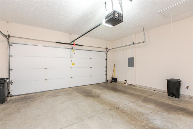 6227 Stonewalk Ln, New Albany, OH 43054 - garage featuring electric panel and a garage door opener