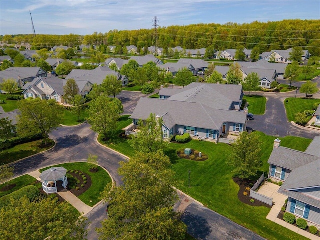 6227 Stonewalk Ln, New Albany, OH 43054 - drone / aerial view with a residential view