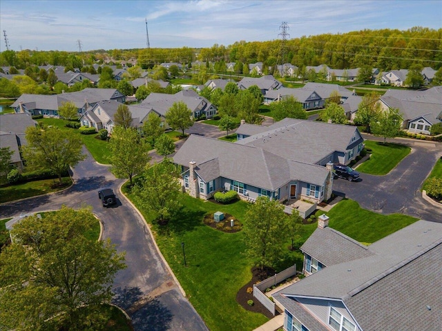 6227 Stonewalk Ln, New Albany, OH 43054 - drone / aerial view featuring a residential view