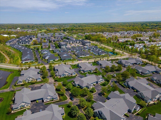 6227 Stonewalk Ln, New Albany, OH 43054 - bird's eye view with a residential view