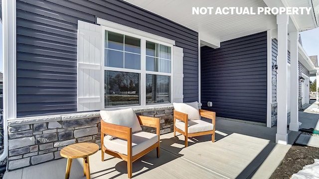 view of patio / terrace featuring a porch