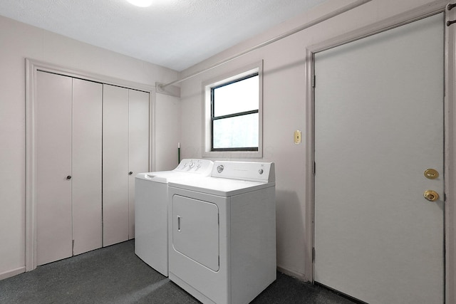 laundry area featuring washing machine and dryer and laundry area