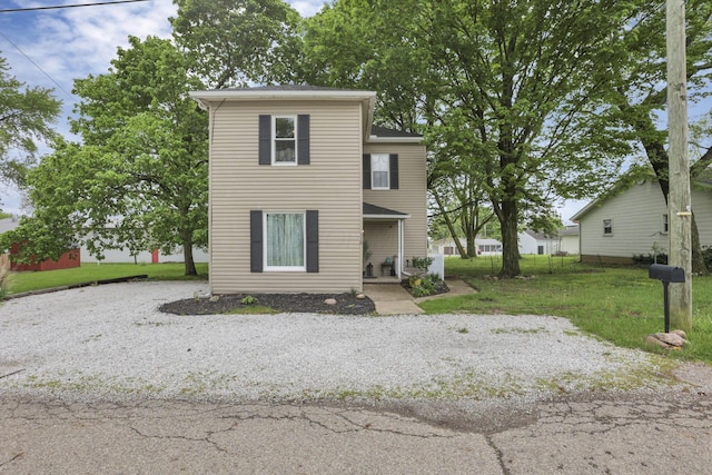 118 Maple St, Hebron, OH 43025 - view of front of home with a front yard