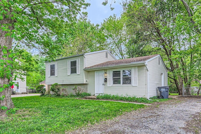 tri-level home with driveway