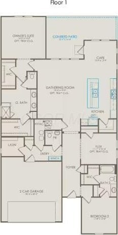 1830 Zucchina Dr Lot 204, Hilliard, OH 43026 - view of floor plan / room layout
