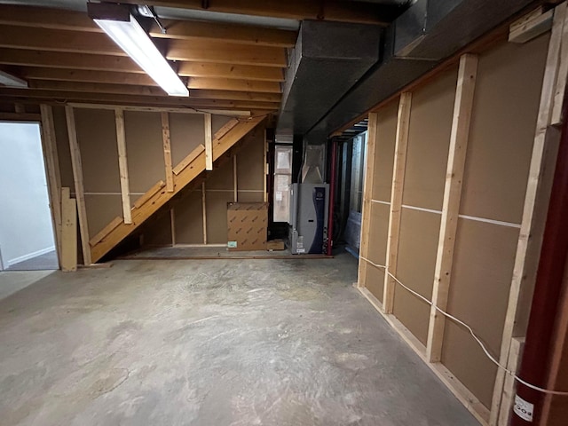 12601 Vincent Rd, Mount Vernon, OH 43050 - unfinished basement with heating unit