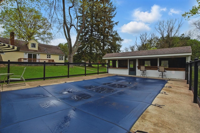1899 S Main St, Mansfield, OH 44904 - pool featuring fence and a lawn