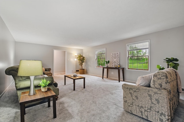 1899 S Main St, Mansfield, OH 44904 - living room featuring carpet floors and baseboards