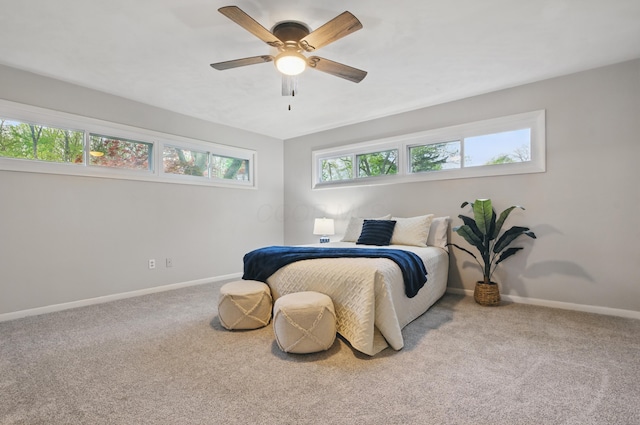 1899 S Main St, Mansfield, OH 44904 - carpeted bedroom with ceiling fan and baseboards