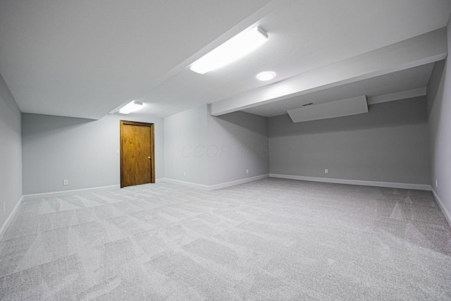 382 Beecher Rd, Columbus, OH 43230 - additional living space with carpet and baseboards