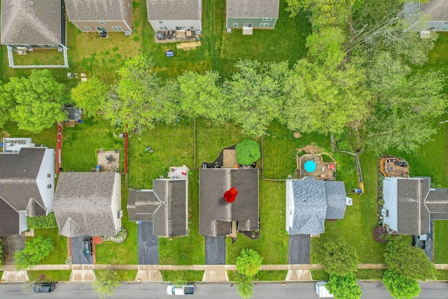 2099 Winding Hollow Dr, Grove City, OH 43123 - aerial view with a residential view