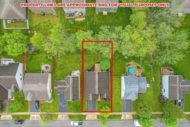 2099 Winding Hollow Dr, Grove City, OH 43123 - birds eye view of property with a residential view