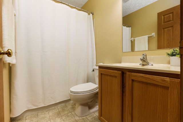 2099 Winding Hollow Dr, Grove City, OH 43123 - full bath featuring vanity, a textured ceiling, and toilet