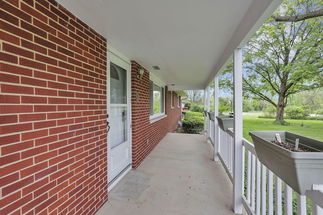 view of patio / terrace featuring a porch