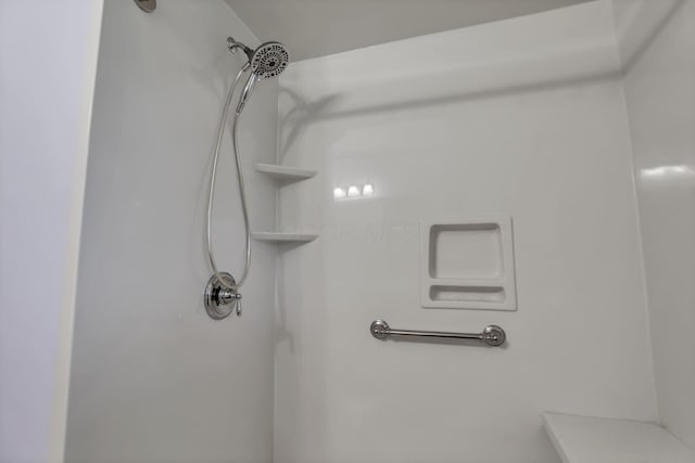 bathroom view of a shower