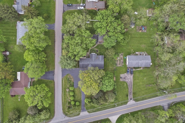 aerial view of property's location