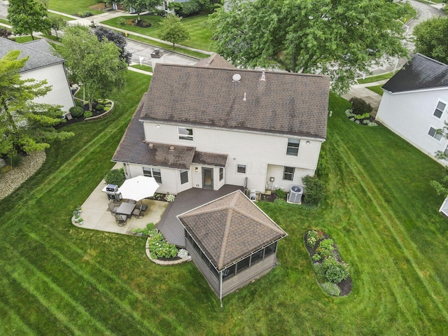 7689 Godfrey Cir, Reynoldsburg, OH 43068 - view from above of property