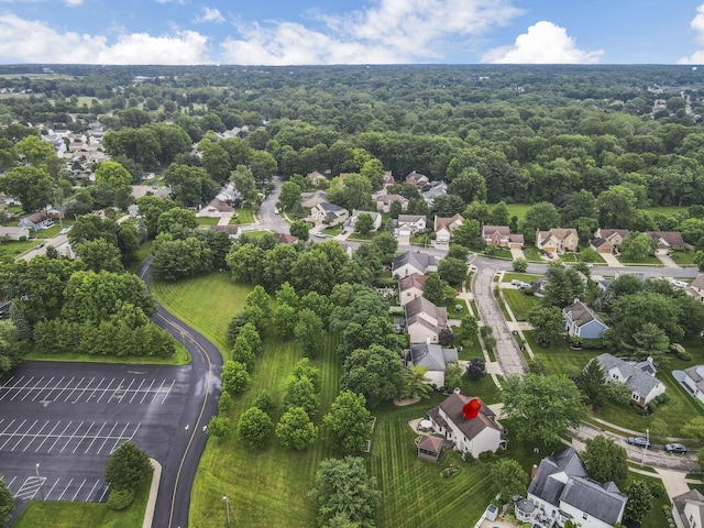 7689 Godfrey Cir, Reynoldsburg, OH 43068 - aerial view of property and surrounding area with nearby suburban area