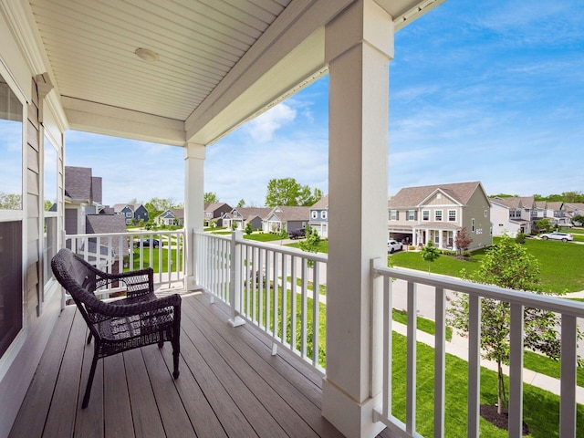 757 Avebury Dr, Pickerington, OH 43147 - wooden deck with a residential view