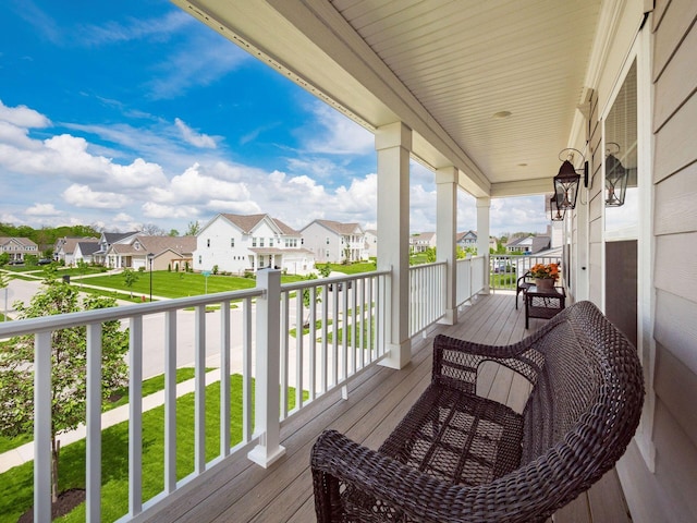 757 Avebury Dr, Pickerington, OH 43147 - balcony with a residential view and covered porch