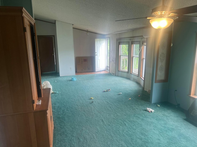 256 Mudswitch Rd, Martinsville, OH 45146 - carpeted spare room featuring a textured ceiling and a ceiling fan