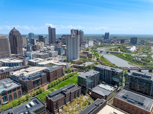 250 W Spring St Unit 1114, Columbus, OH 43215 - view of urban area with a large body of water and a notable bridge