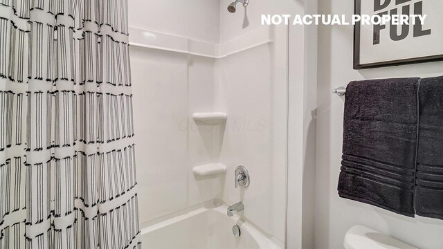 6358 Ripken St, Columbus, OH 43228 - bathroom with toilet and bathtub / shower combination