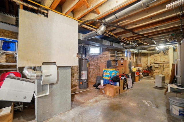 931 Dennison Ave, Columbus, OH 43201 - below grade area with gas water heater