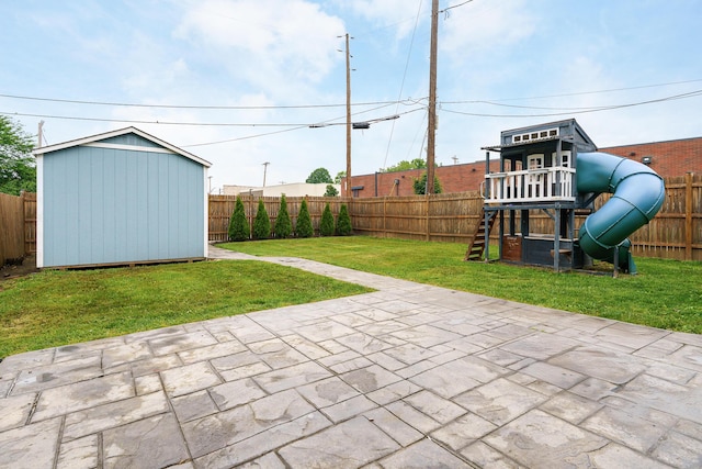 24 Brighton Rd, Columbus, OH 43202 - view of patio with a playground