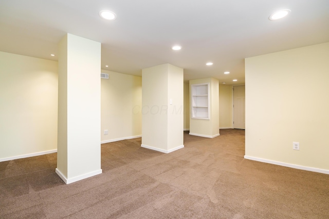 24 Brighton Rd, Columbus, OH 43202 - unfurnished room featuring carpet flooring, recessed lighting, and baseboards