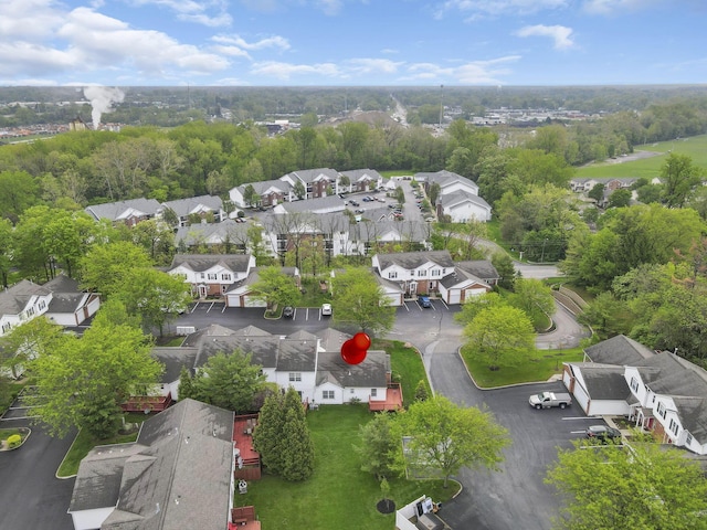 6010 Acropolis Way, Columbus, OH 43231 - aerial perspective of suburban area with a tree filled landscape
