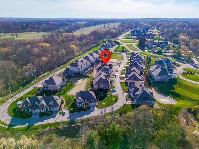 1473 Dogwood Loop, Powell, OH 43065 - aerial view of property's location with nearby suburban area