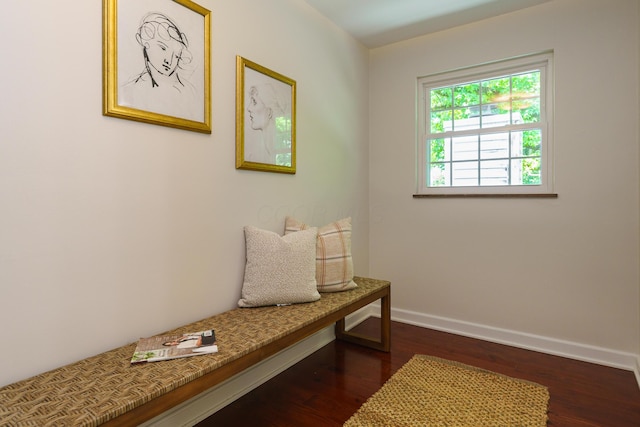 1660 Ridgeway Pl, Columbus, OH 43212 - mudroom with baseboards and dark wood-style flooring