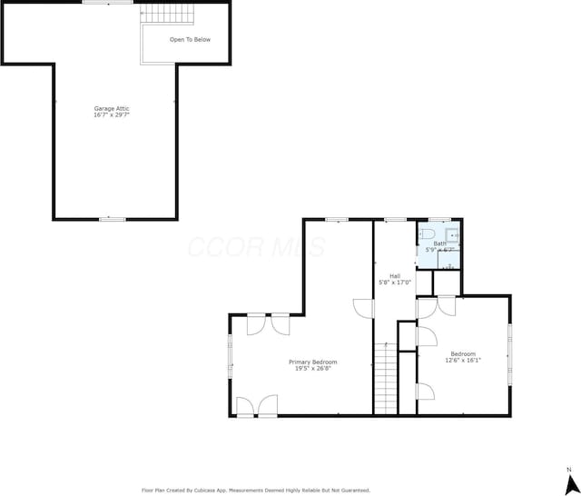 1660 Ridgeway Pl, Columbus, OH 43212 - view of property floor plan
