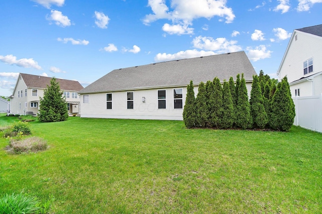 view of back of property